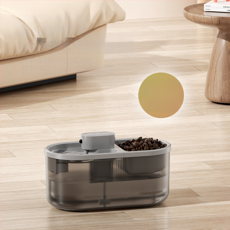 Устройство за пиене и хранене за домашни любимци – интелигентно всичко-в-едно за котки, автоматично хранене, ABS пластмаса