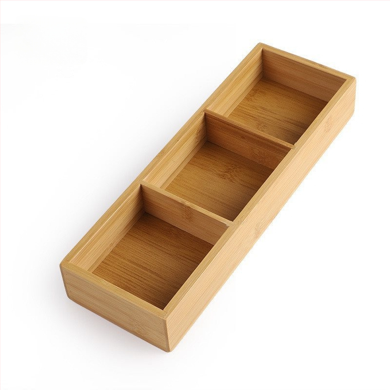 Bambukinis kvadratinis padėklas su devyniais skyreliais, medinė serviravimo plokštė džiovintiems vaisiams ir užkandžiams, kinų stilius