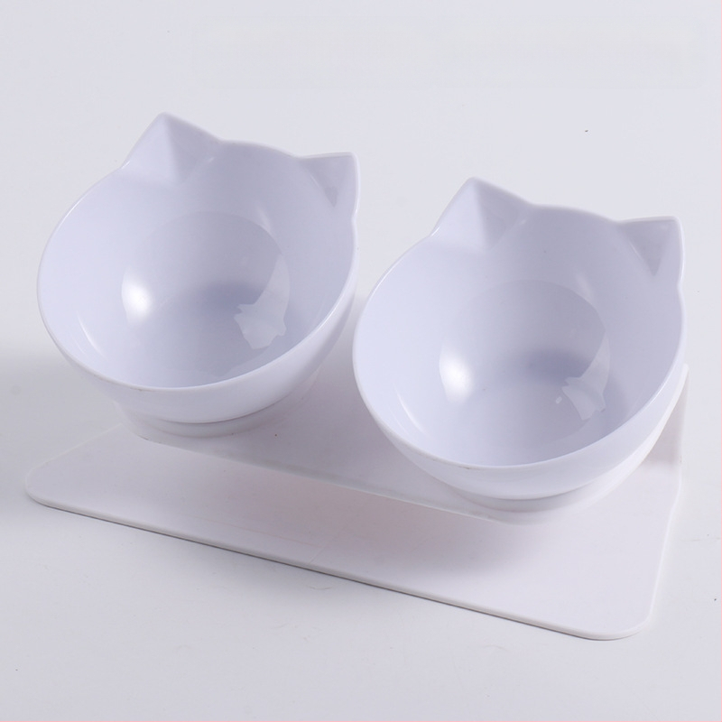 Ole automatiniu šėrimo ir gerimo dubenėliu augintiniams su įlinkusio burnos dizainu, vienas/dvigubas dubuo, medžiaga PS+ABS+TPE