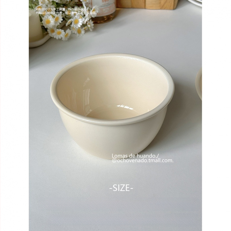 Porcelininė dubenėlis garinamiems kiaušiniams, vientisas raštas, apatinis glazūra, Naujojo Kinų stiliaus, tinkama jogurtui, vaisiams, kruopoms, desertui ir salotoms