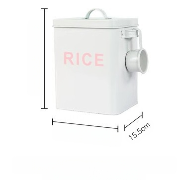 Metalo skalbimo priemonių konteineris su uždaru dangteliu, drėgmei atsparus, 6–7 L talpa