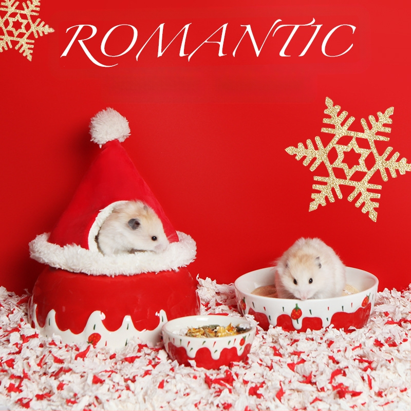 Keramiskā bļoda hamsterim barošanai, zīmols BUCATSTATE, mājdzīvnieku piederumi