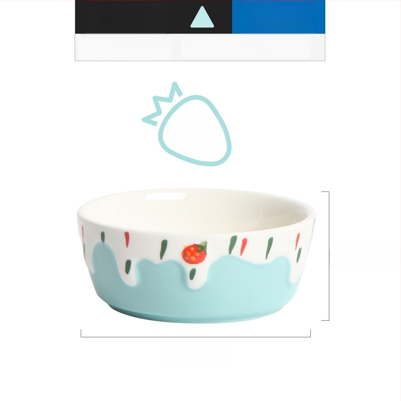 Keramiskā bļoda hamsterim barošanai, zīmols BUCATSTATE, mājdzīvnieku piederumi