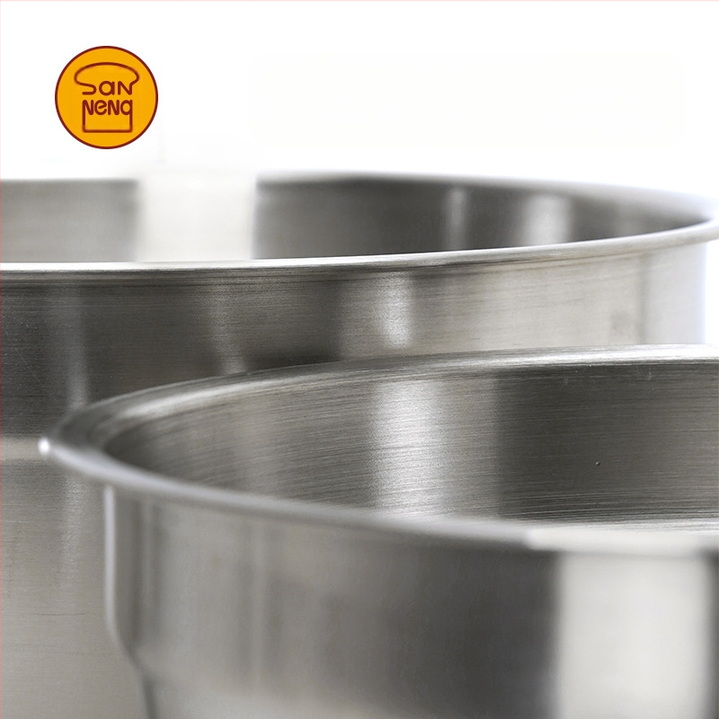 Kiaušinių plakiklis iš 304 nerūdijančio plieno, storintas dizainas, prekės ženklas Three Functions, tinkamas plakimui kremui ir tešlai