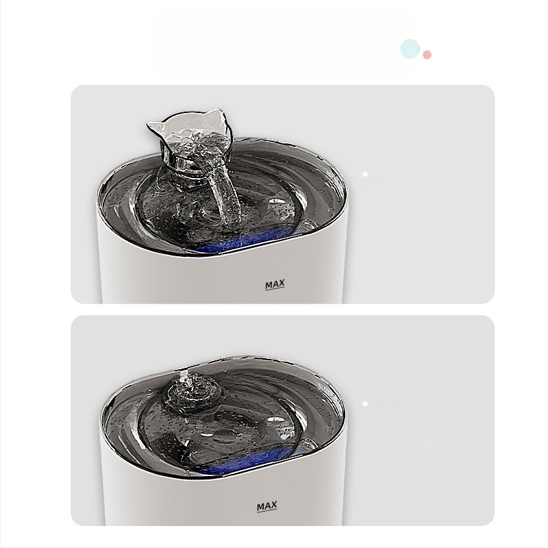 Šunims ir katėms skirtas gyvūnų vandens dozatorius, nuimamas dizainas, sveria 510 g, be programėlės palaikymo