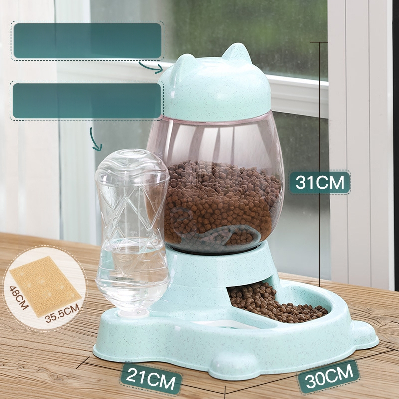 Aibang automātiskā kaķu barošana ar ūdens dozatoru – nav importēta, saderīga ar akvāriju