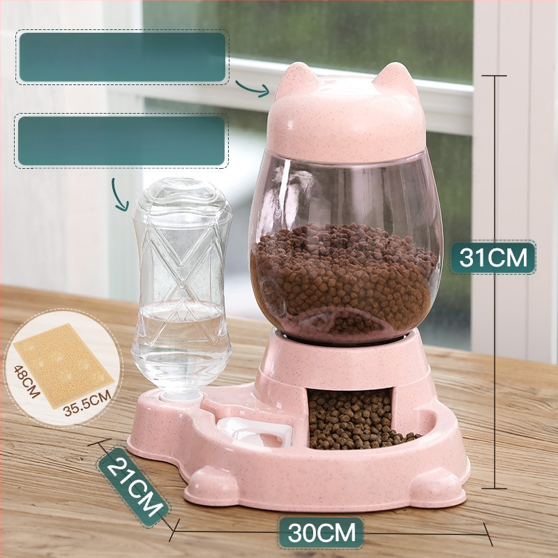 Aibang automātiskā kaķu barošana ar ūdens dozatoru – nav importēta, saderīga ar akvāriju