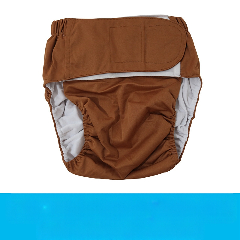 Tekstilne pelene za odrasle s Velcro zatvaračem, vodootporne, poliesterska vlakna, Klasa B, 40–90 kg, 100 kom