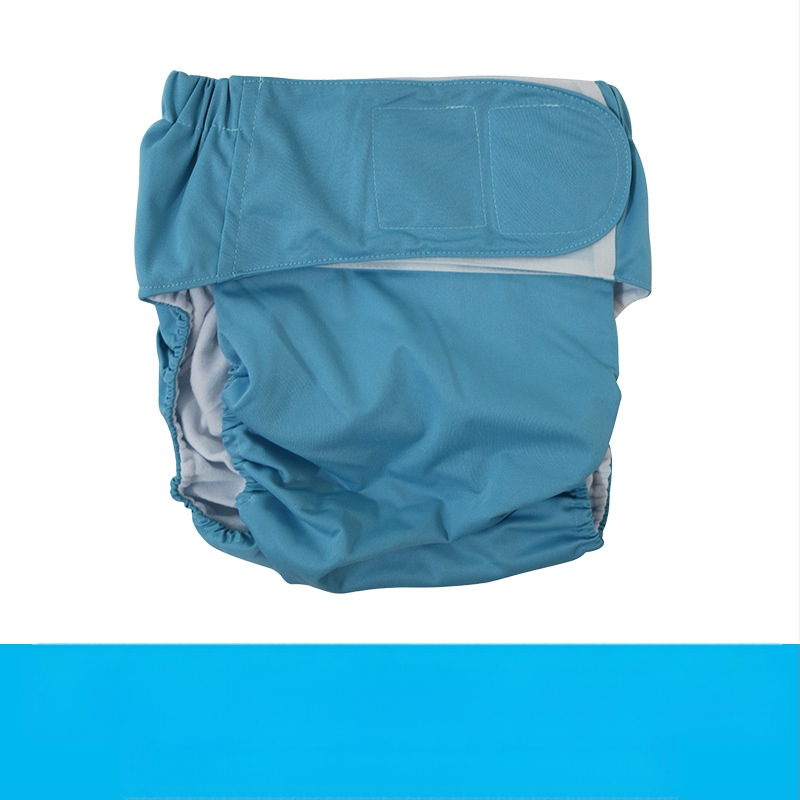 Tekstilne pelene za odrasle s Velcro zatvaračem, vodootporne, poliesterska vlakna, Klasa B, 40–90 kg, 100 kom