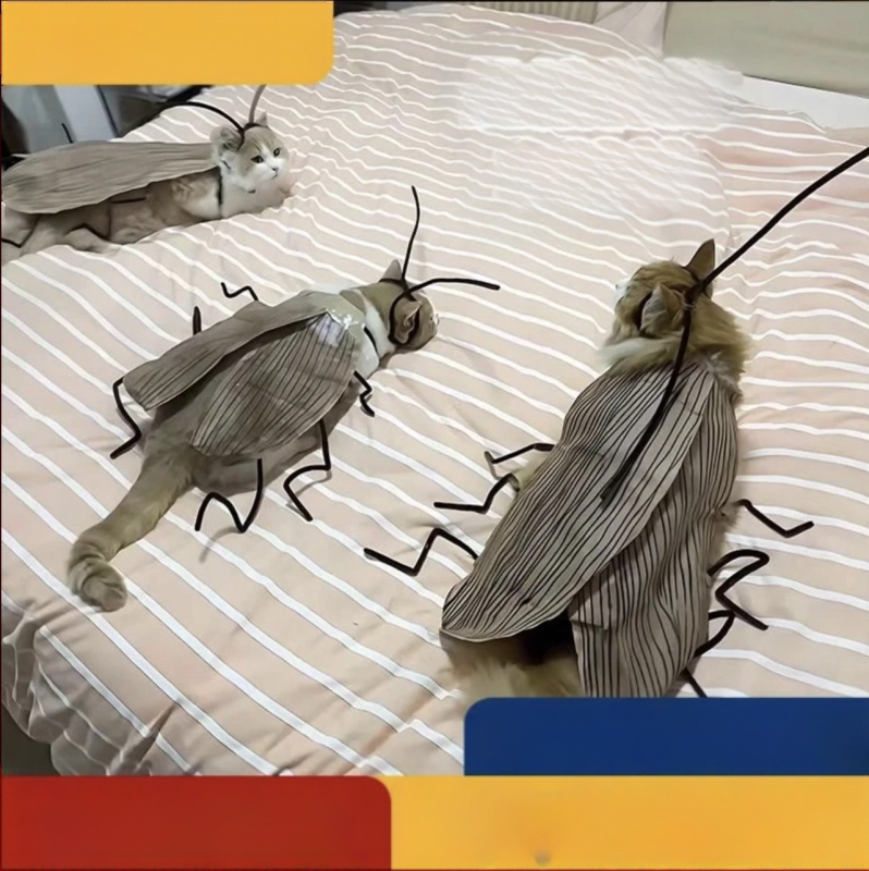 Дрехи за домашни любимци – забавни реквизити, ръчна изработка, DIY, нетъкан текстил, пръчка за завъртане Wanbaolu