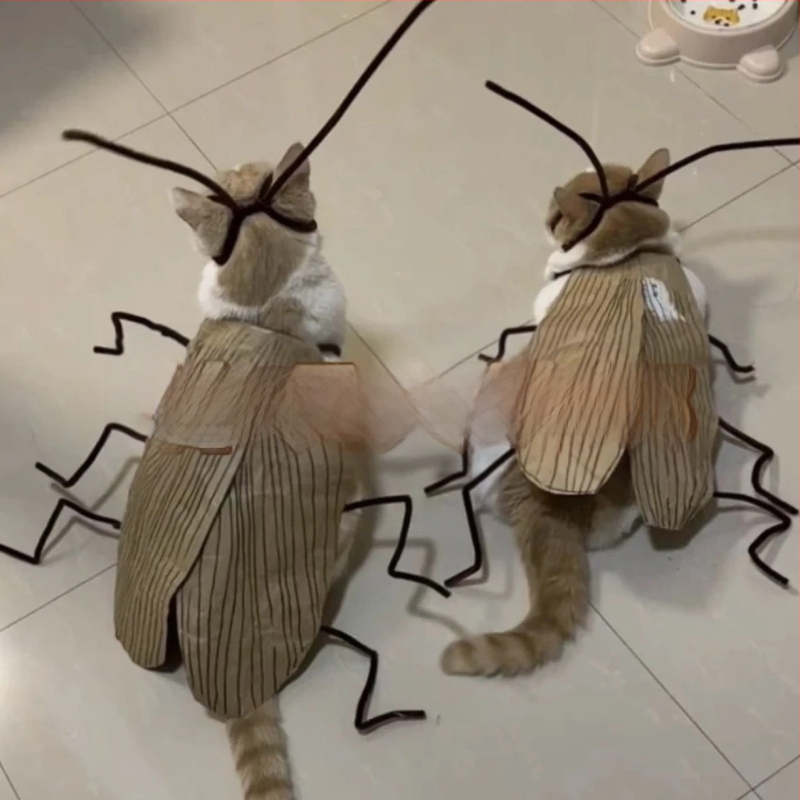 Дрехи за домашни любимци – забавни реквизити, ръчна изработка, DIY, нетъкан текстил, пръчка за завъртане Wanbaolu