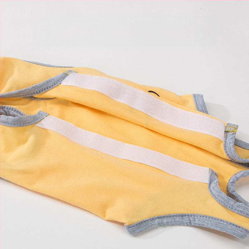 Дрехи за домашни любимци – антиоблизващ стерилизационен костюм за котки, тънък плат, стил свободно време