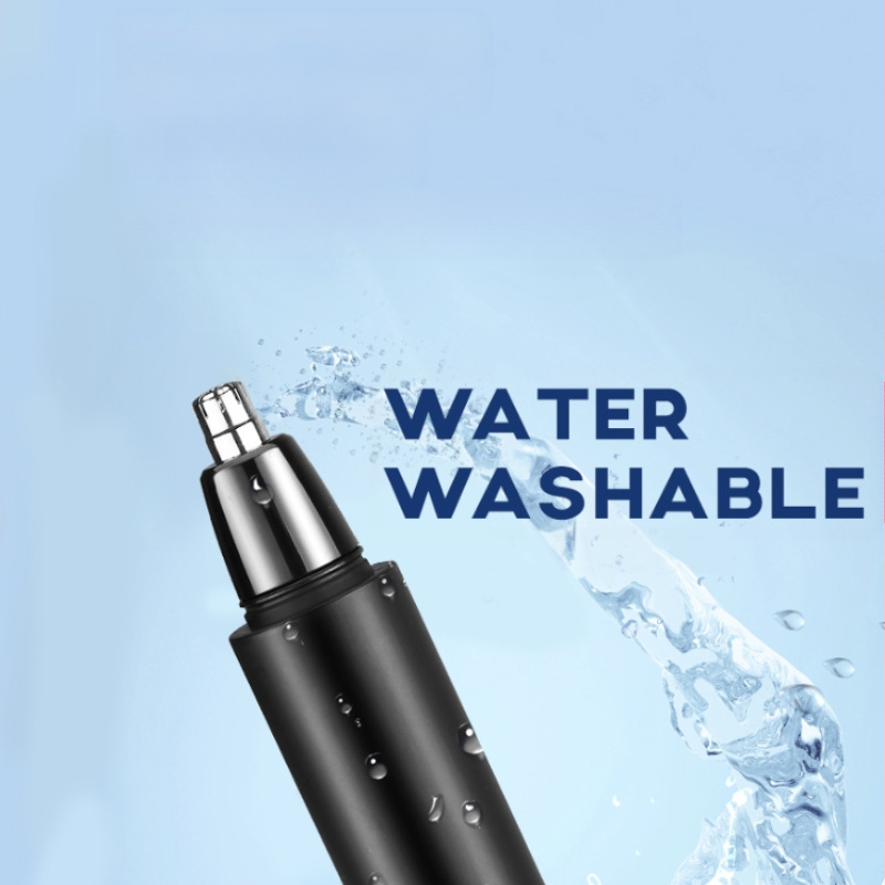 Vyrų įkrovimo namų plaukų kirpimo mašinėlė su nosies plaukų trimmeriu - nerūdijančio plieno peiliukai, šepetinis variklis, įmontuota 1200-2000 mAh baterija, veikimo laikas 1-3 val