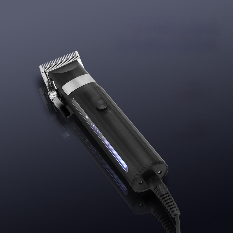 Vyrų įkrovimo namų plaukų kirpimo mašinėlė su nosies plaukų trimmeriu - nerūdijančio plieno peiliukai, šepetinis variklis, įmontuota 1200-2000 mAh baterija, veikimo laikas 1-3 val