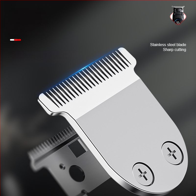 Κουρευτική μηχανή μαλλιών, επαναφορτιζόμενη, με κινητήρα με βούρτσες, λεπίδες από ανοξείδωτο ατσάλι, ενσωματωμένη μπαταρία 1200-2000mAh, 1-3 ώρες λειτουργίας