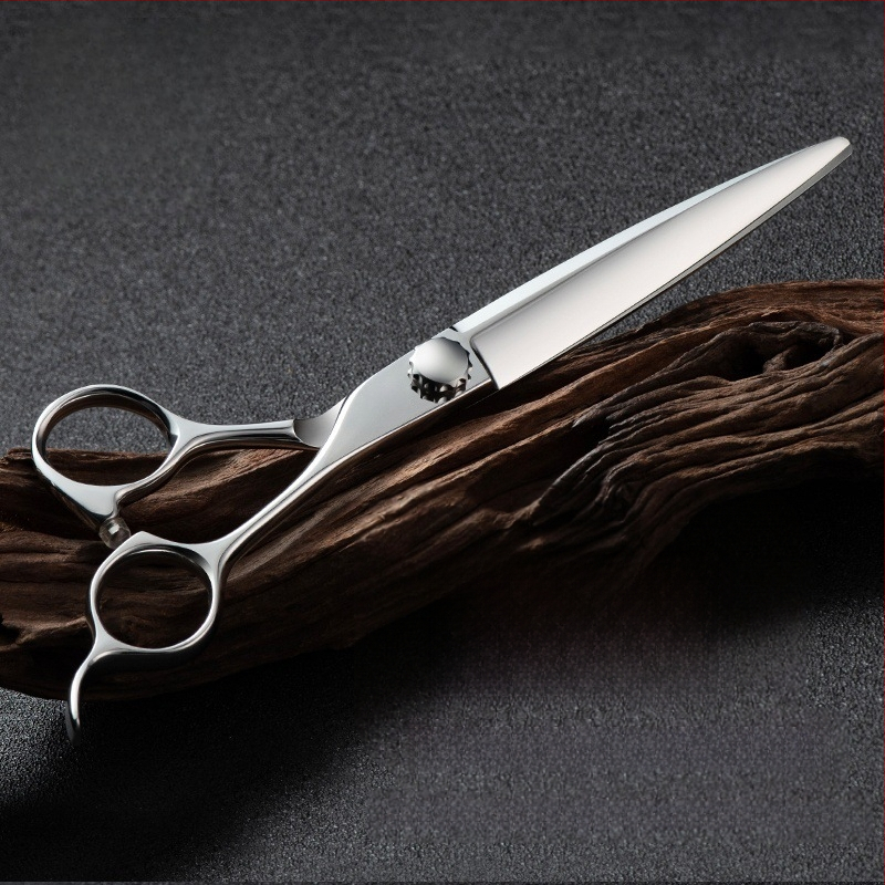 Foarfece de coafură din VG10 oțel, tăiere plată, lungime totală 19,5 cm, 60 g