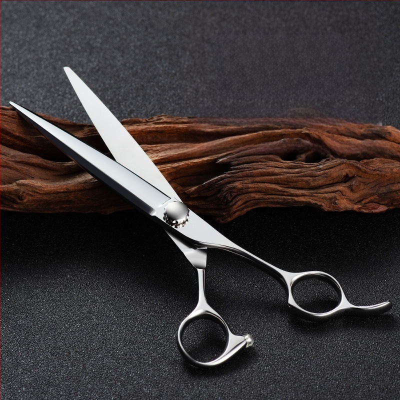 Foarfece de coafură din VG10 oțel, tăiere plată, lungime totală 19,5 cm, 60 g