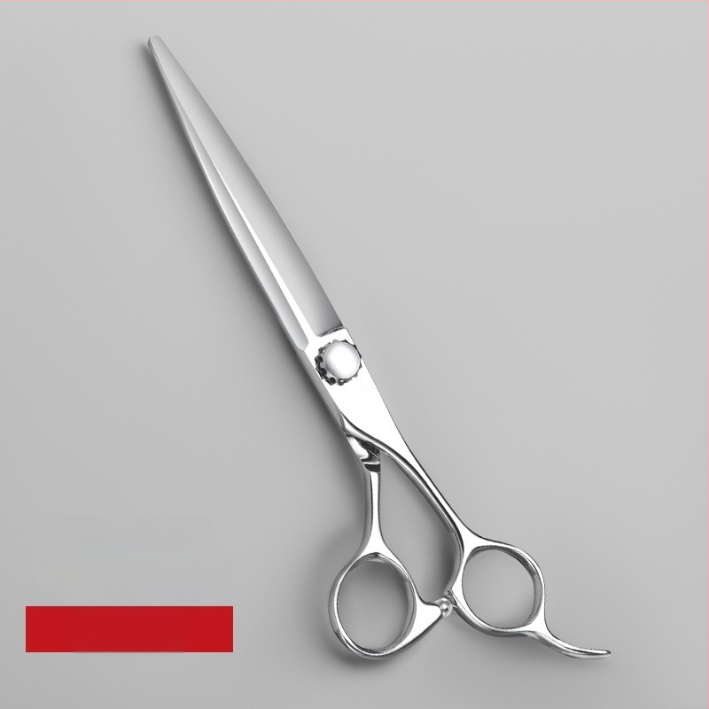 Foarfece de coafură din VG10 oțel, tăiere plată, lungime totală 19,5 cm, 60 g