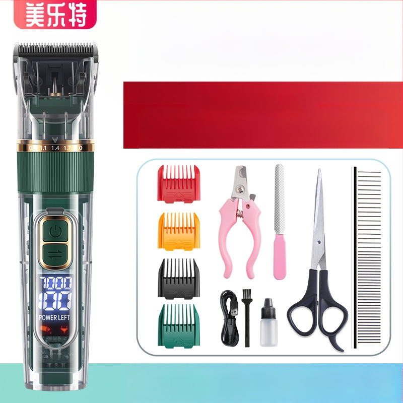 Σετ κουρευτικής μηχανής κατοικίδιων: ηλεκτρικό για σκύλους και γάτες, σώμα από ABS, μοντέλο G7