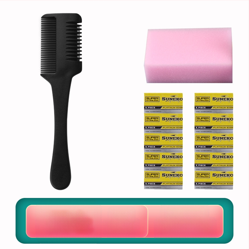 Plaukų retinimo šukos namų kirpimui, klasikinis stilius, retinimo tūris 1560 cm³