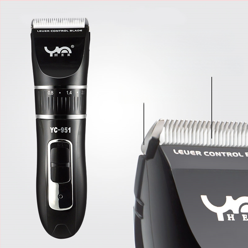 Vyrų elektrinis plaukų kirpimo įrankis su keramikiniu ašmeniu, dviguba maitinimo šaltinis, daugiafunkcinis galvos skutimo įrankis