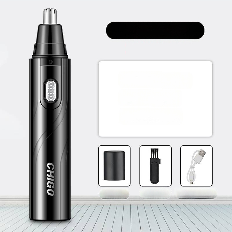 Chigo trimer za nosne dlačice, s izvadljivom i perivom glavom, punjivi model CX-ZD2, ugrađena baterija 300–500 mAh, ABS materijal