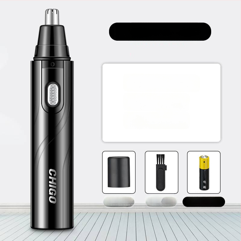 Chigo trimer za nosne dlačice, s izvadljivom i perivom glavom, punjivi model CX-ZD2, ugrađena baterija 300–500 mAh, ABS materijal