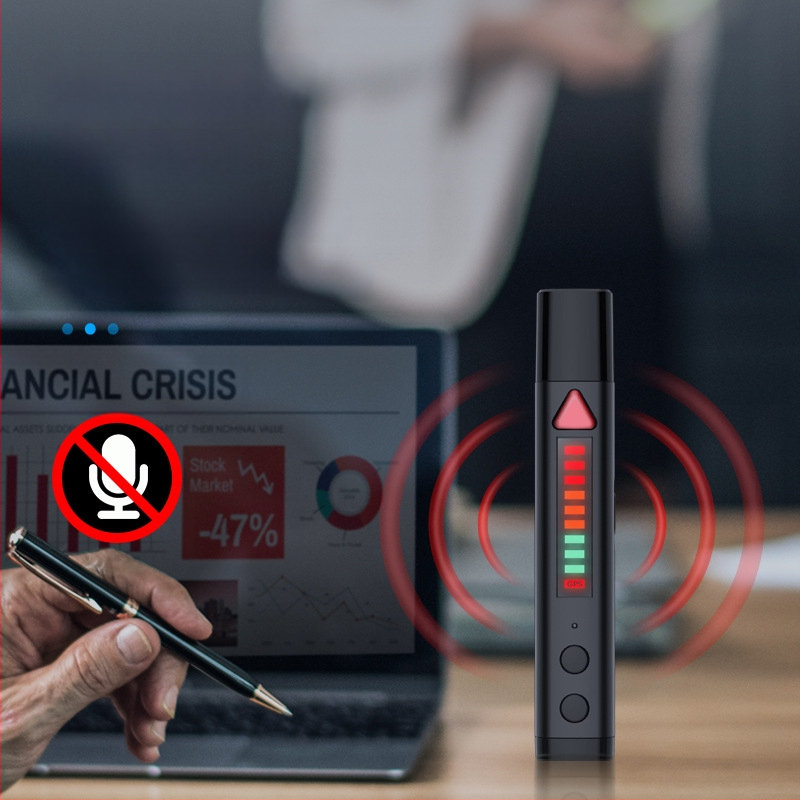 S68 ασύρματος ανιχνευτής σημάτων – στυλό-ανιχνευτής για κάμερες, ζώνη συχνοτήτων 1–8000, εύρος ανίχνευσης 0.1–10, διαστάσεις 120×18×18 mm