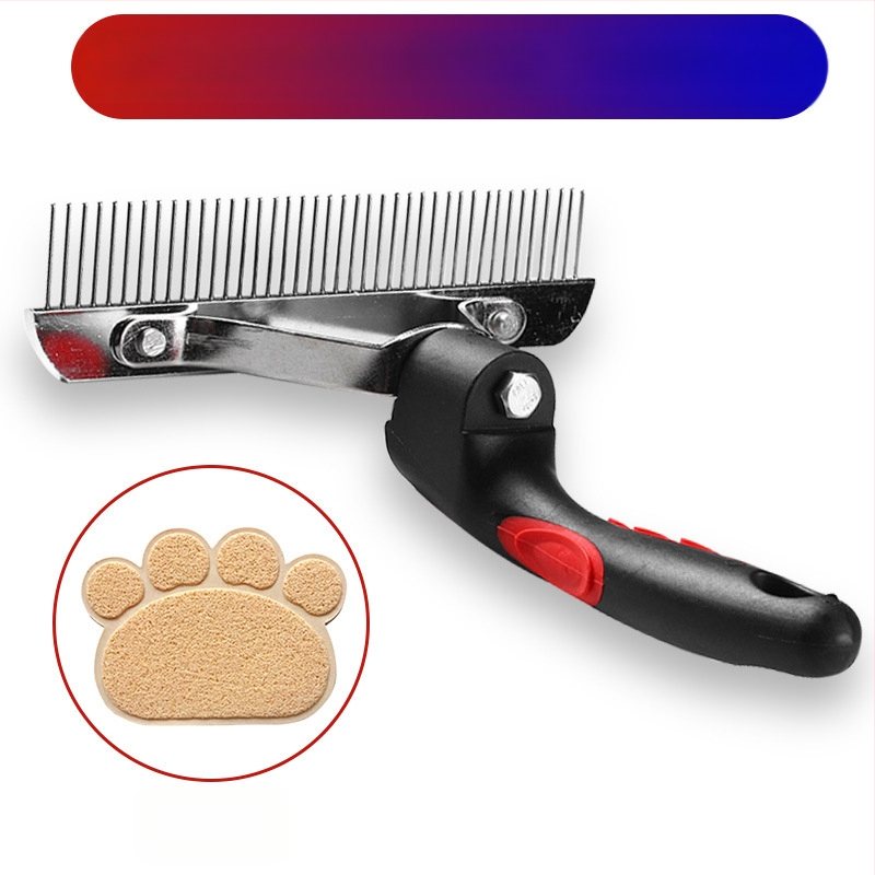 Гребен за подстригване на кучета с иглови зъби за премахване на възли, подходящ за бордър колли и златен ретривър, код на продукта R`v`c 566494276092