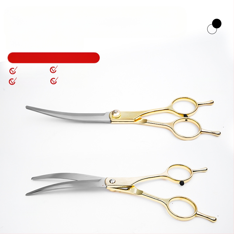 Ψαλίδια περιποίησης σκύλων, ανοξείδωτο ατσάλι + κράμα ψευδάργυρου, κοσμητικές ψαλίδες, Tanizaki, συσκευασία 500 τεμ., κατάλληλα για σκύλους