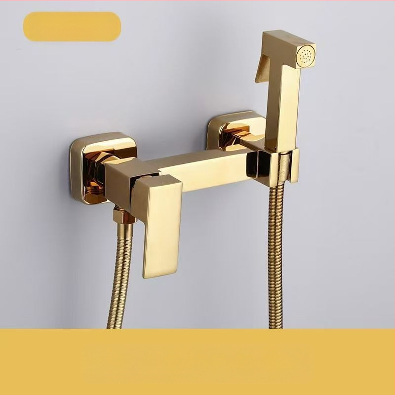 Dušo maišytuvo komplektas, cinko lydinys, sieninis montavimas, kvadratinė forma, modelis SK8357