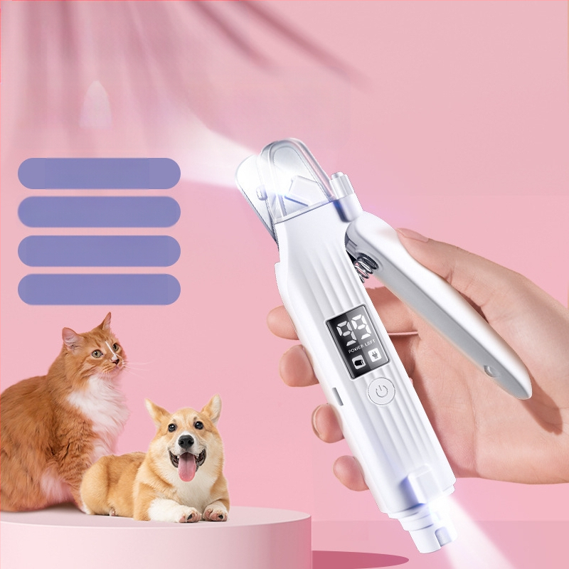 Две в едно: инструмент за подрязване на нокти за домашни любимци с електрически шлайф за котки и кучета — код на продукта Hz8