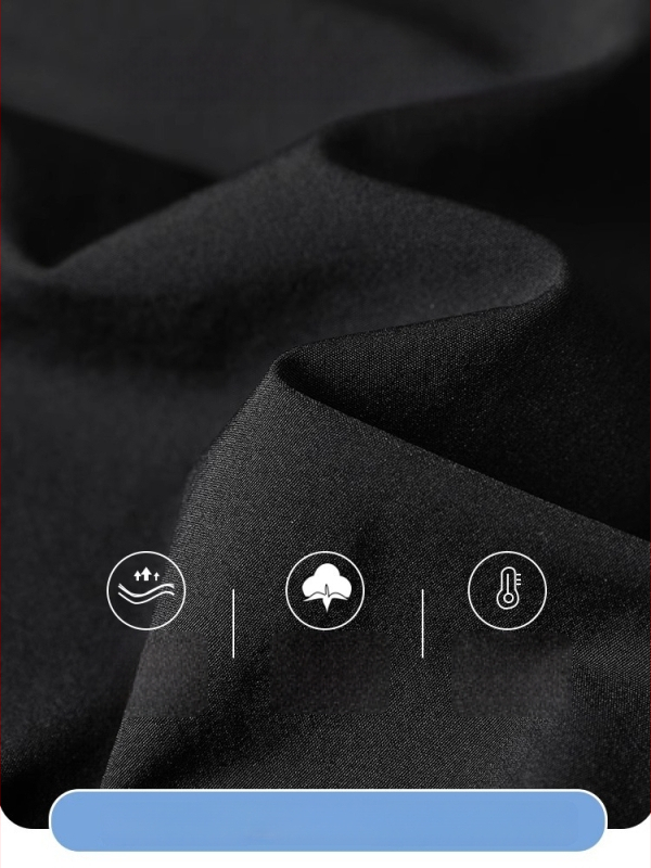 Мъжки спортни дълги панталони с райета, тънък полиестер-спандекс микс, бързосъхнещи, права кройка, средна талия