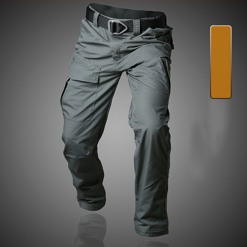 Мъжки тактически панталони от найлон, еластични, бързосъхнещи, пролетни, с много джобове, карго стил