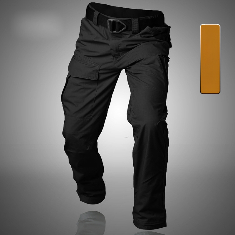 Мъжки тактически панталони от найлон, еластични, бързосъхнещи, пролетни, с много джобове, карго стил