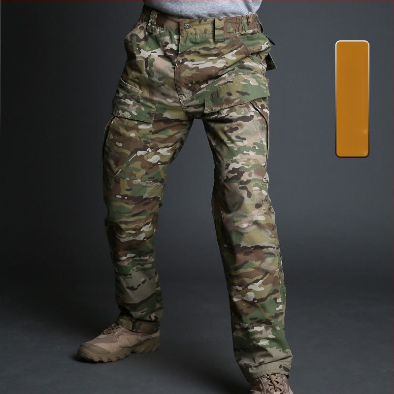 Мъжки тактически панталони от найлон, еластични, бързосъхнещи, пролетни, с много джобове, карго стил