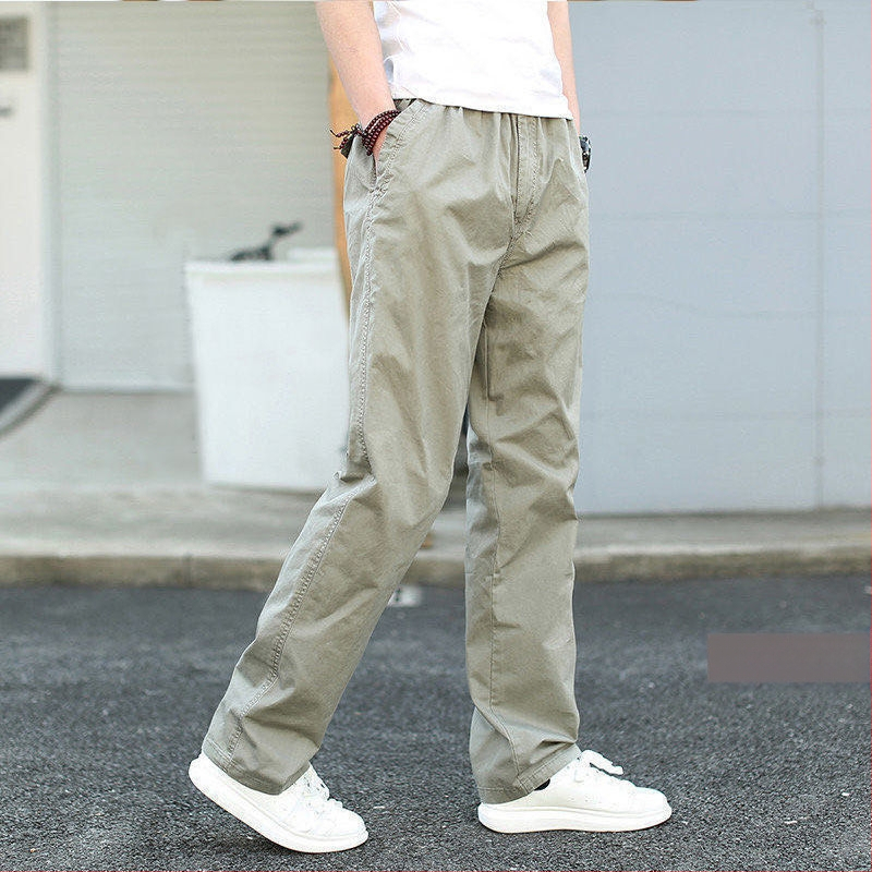 Vyrinės kelnės su tiesia kirpimo linija, poliesterio audinys, fliso pamušalas, tinkamos visoms sezonoms