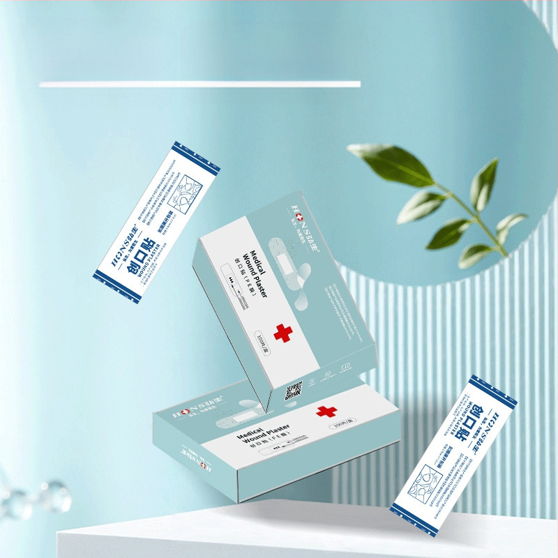 Elastinio audinio apvalus vandeniui atsparus tvarstis, 100 vnt, vienkartinis, skirtas kraujo paėmimui ir pėdos apsaugai