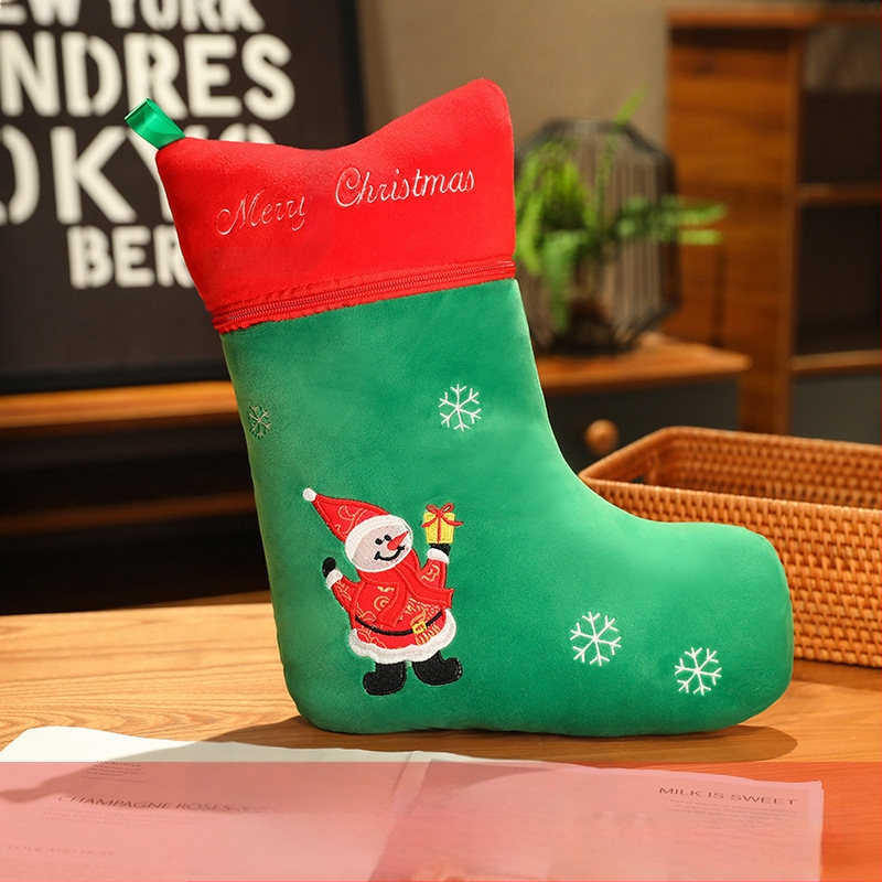 Плюшена животинска кукла със Санта и елени дизайн, пълнеж PP памук, за възраст 14+