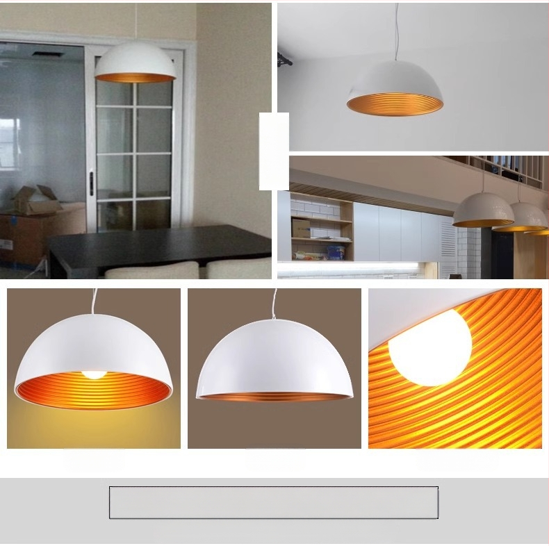 Željezni luster, moderni minimalistički stil, LED svjetlo, podesiva visina
