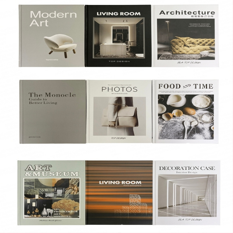 Μοντέρνο βορειοευρωπαϊκό διακοσμητικό βιβλίο με σκληρό εξώφυλλο για τραπεζάκι καφέ – Απλός και μοντέρνος στυλ, Υλικό: Jammed, Κατάλληλο ως δώρο γενεθλίων και Χριστουγέννων