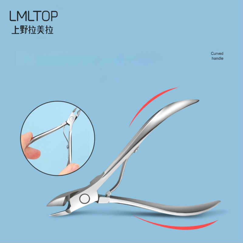 La Mira H812 nerūdijančio plieno kutikulos žnyplės, manikiūro įrankis