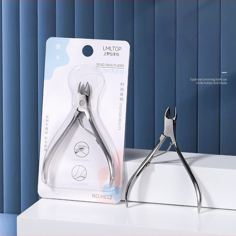 La Mira H812 nerūdijančio plieno kutikulos žnyplės, manikiūro įrankis