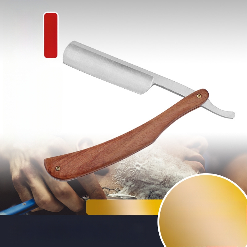 Rasor manual pliabil pentru bărbierit și îngrijire, cu o lamă