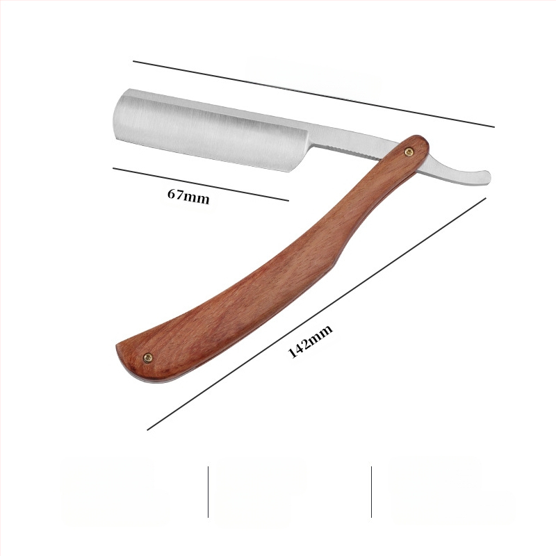 Χειροκίνητο αναδιπλούμενο ξυριστικό για ξύρισμα και περιποίηση γενειάδας, με μία λεπίδα