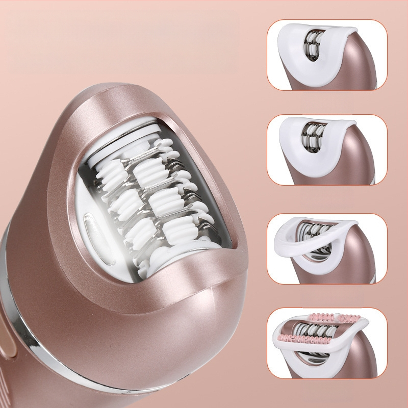 Hatteker ηλεκτρικό αποτριχωτικό 3 σε 1 για γυναίκες – χρήση σε όλο το σώμα, κεφαλή από ανοξείδωτο χάλυβα, περίβλημα ABS, υγρή και ξηρή χρήση