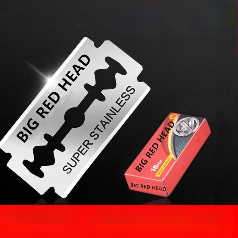 Lama de rasă cu două fețe pentru bărbierit manual