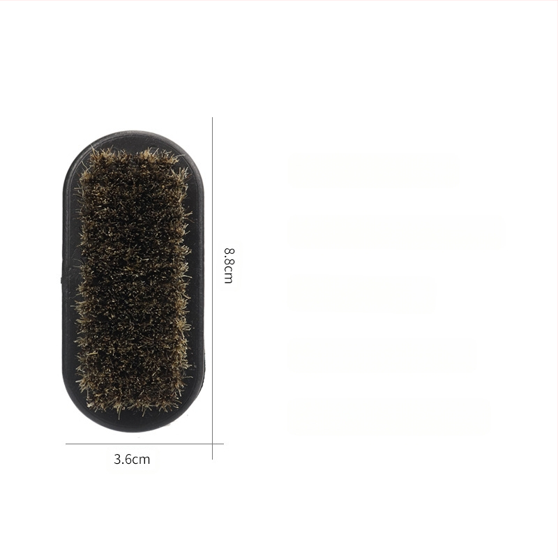 Barzdos šepetėlis, nešiojamas su plastine rankena, 1 vnt, medžiaga: derva + šereliai, šerelių ilgis 3 cm