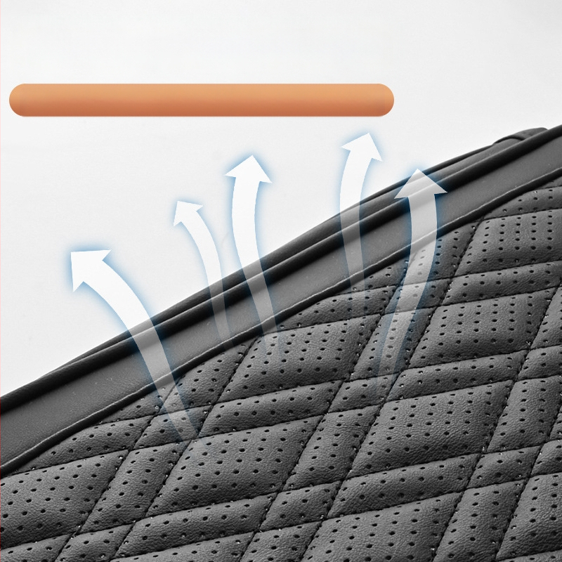 Кожен подлакътник за автомобил – повдигаща подложка за централна конзола с много джобове, марка Luda, за общи модели