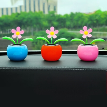 Plastikinis vidaus automobilio dekoras centrinei konsolei, saulėgrąžų motyvas, paprastas stilius, prekinis ženklas 1